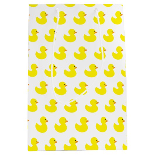 Rubber Duck Pattern Gift Bag Medium Cadeauzakje (Voorkant)