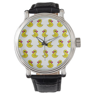 Rubber Duck Pattern Horloge