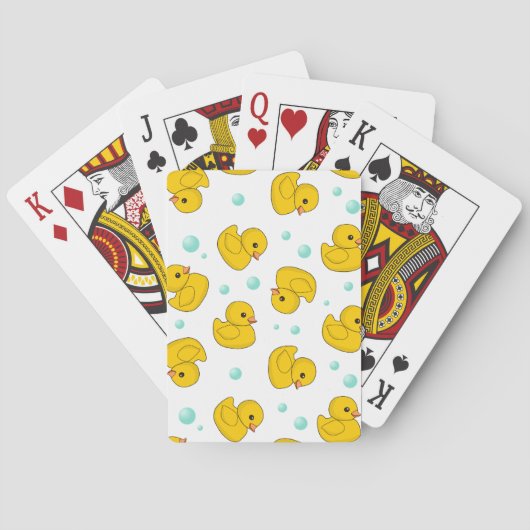 Rubber Duck Pattern Pokerkaarten (Achterkant)