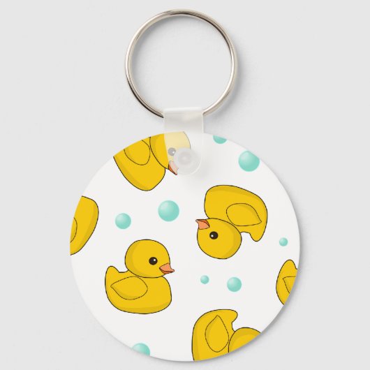 Rubber Duck Pattern Sleutelhanger (Voorkant)