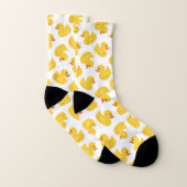 Rubber Duck Pattern Sokken | Schattige Yellow Duck (Paar)