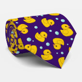 Rubber Duck Pattern Stropdas (Opgerold)