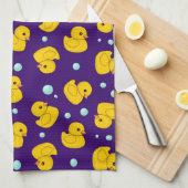 Rubber Duck Pattern Theedoek (Quarter Fold)