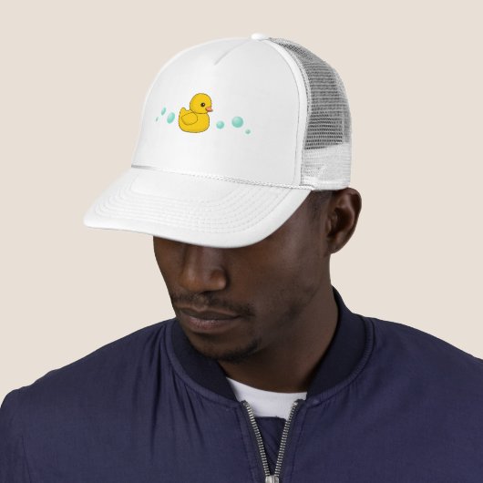 Rubber Duck Pattern Trucker Pet (In situ)