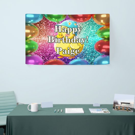 Rubber Duck Personnalisé caractère bannière d'anni (Salon professionnel)