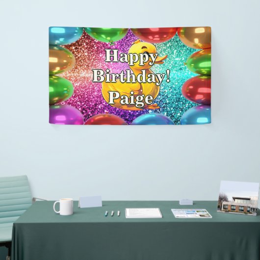 Rubber Duck Personnalisé caractère bannière d'anni (Salon professionnel)