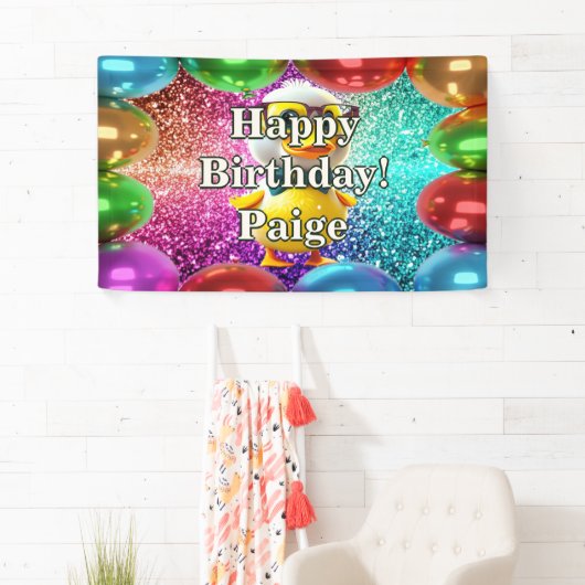 Rubber Duck Personnalisé caractère bannière d'anni (En situation)