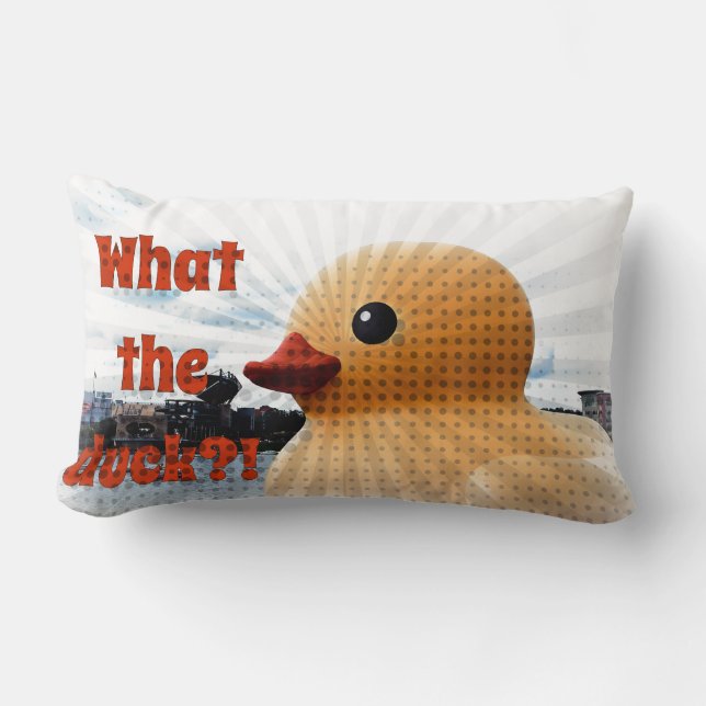 Rubber Duck Pillow Kussen (Voorkant)
