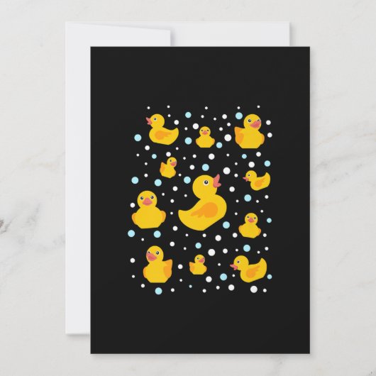 Rubber Duck Print Kaart (Voorkant)