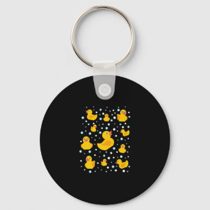 Rubber Duck Print Sleutelhanger