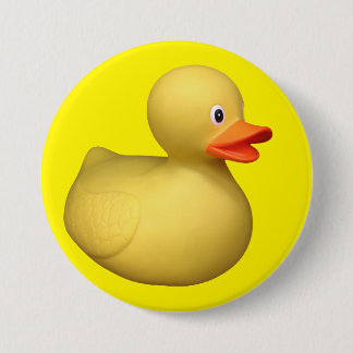 Rubber Duck Ronde Button 7,6 Cm