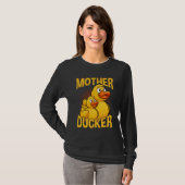 Rubber Duck Rude en Sarcasm Pun T-shirt (Voorkant volledig)