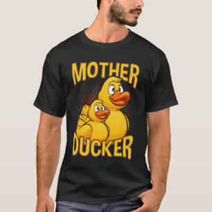 Rubber Duck Rude en Sarcasm Pun T-shirt