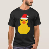 Rubber Duck Santa Hat Rubber Ducky T-shirt (Voorkant)