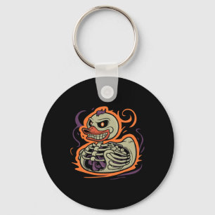 Rubber Duck Skeleton Rubber Duckie Kostuum Party Sleutelhanger