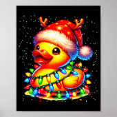 Rubber Duck Squad Christmas Light Reindeer Crew Xm Poster (Voorkant)