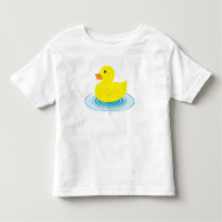 Rubber Duck Toddler Ruffle T-shirt