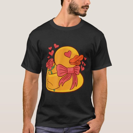 Rubber Duck Valentines Day Rubber Duckie T-shirt (Voorkant)