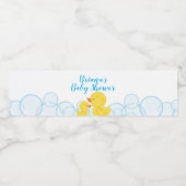 Rubber Duck Waterfles Etiket (Enkel label)