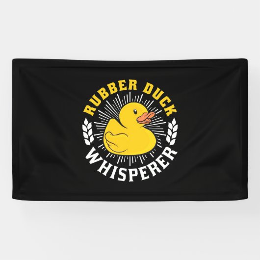 Rubber Duck Whisperer Spandoek (Horizontaal)