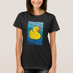 Rubber Duck Yellow Rubber Ducks Retro  Rubbbe T-shirt