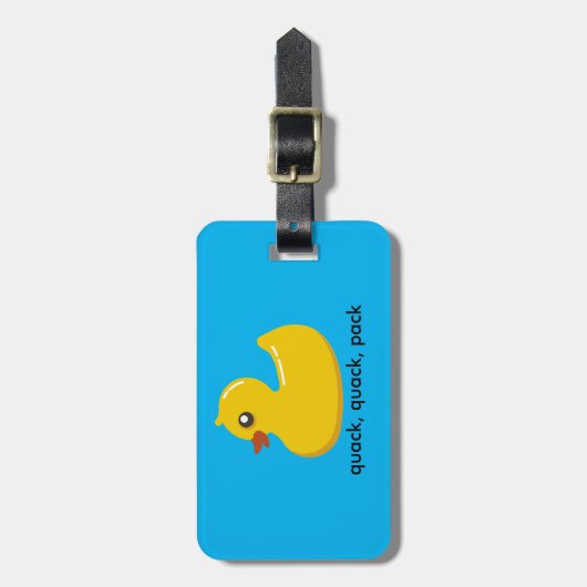 Rubber Duckie Bagagelabel (Voorkant verticaal)
