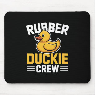 Rubber Duckie Crew Grappige Eend Dier Lieve Kawaii Muismat