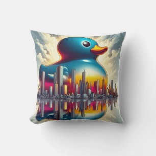 Rubber Duckie Duck Kussen