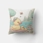 Rubber Duckie Duck Kussen (Achterkant)