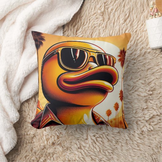 Rubber Duckie Eend  Kussen (Deken)