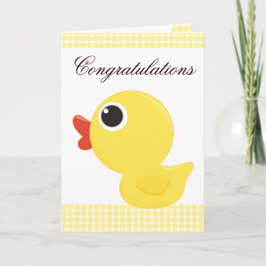 Rubber Duckie Kaart (Voorkant)