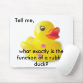Rubber Duckie Mousepad Muismat (Met muis)