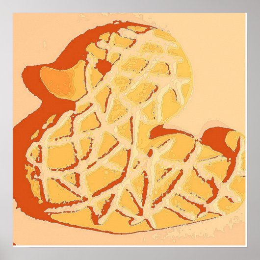 Rubber Duckie Pop Art Poster (Voorkant)