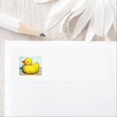 Rubber Duckie Schattige Kinder Speelgoed Etiket (Insitu)