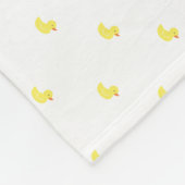 Rubber Duckies Fleece Deken (Hoek)