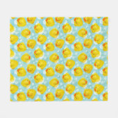 Rubber Ducks Bath Patroon Fleece Deken (Voorkant (Horizontaal))