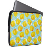 Rubber Ducks Bath Patroon Laptop Sleeve (Voorkant Rechts)