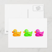 Rubber Ducks Briefkaart (Voorkant / Achterkant)