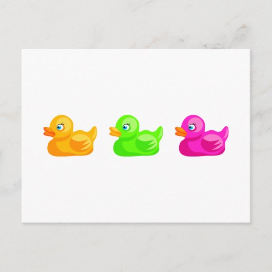 Rubber Ducks Briefkaart (Voorkant)