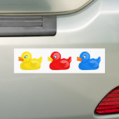 Rubber Ducks Bumpersticker (Op auto)