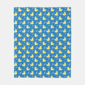 Rubber Ducks Fleece Deken (Voorkant)