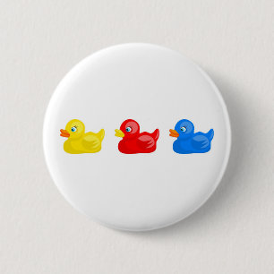 Rubber Ducks Ronde Button 5,7 Cm