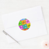 Rubber Ducks Ronde Sticker (Envelop)