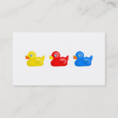 Rubber Ducks, Visitekaartje (Achterkant)
