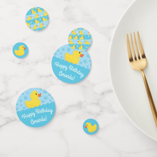Rubber Ducky 1st Birthday Party Kinder Baby Confetti (Groep)