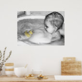 'Rubber Ducky' afdruk Poster (Keuken)