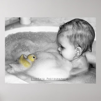 'Rubber Ducky' afdruk Poster