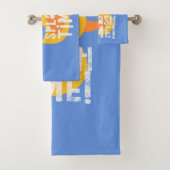 Rubber Ducky Bain Time Splash Time Kids Serviette (En situation)