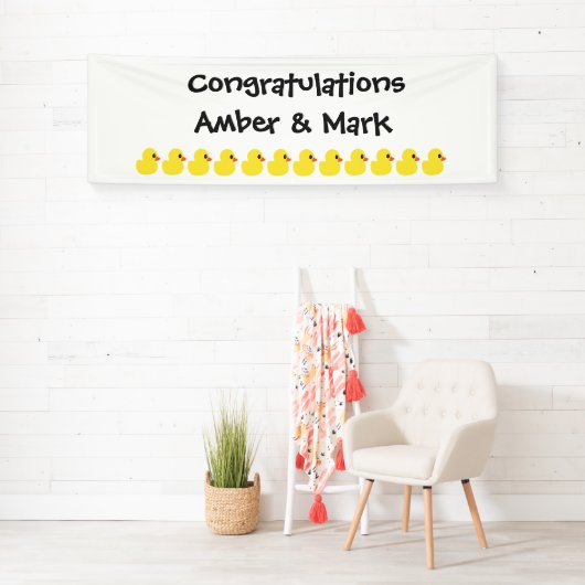 "Rubber Ducky"-banner Spandoek (Insitu)