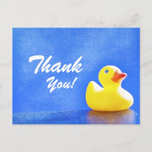 Rubber Ducky Bedankt Kaarten (Voorkant)